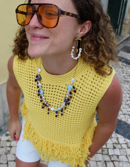 Collar Tropical Azul