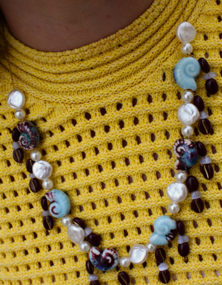 Collar Tropical Azul