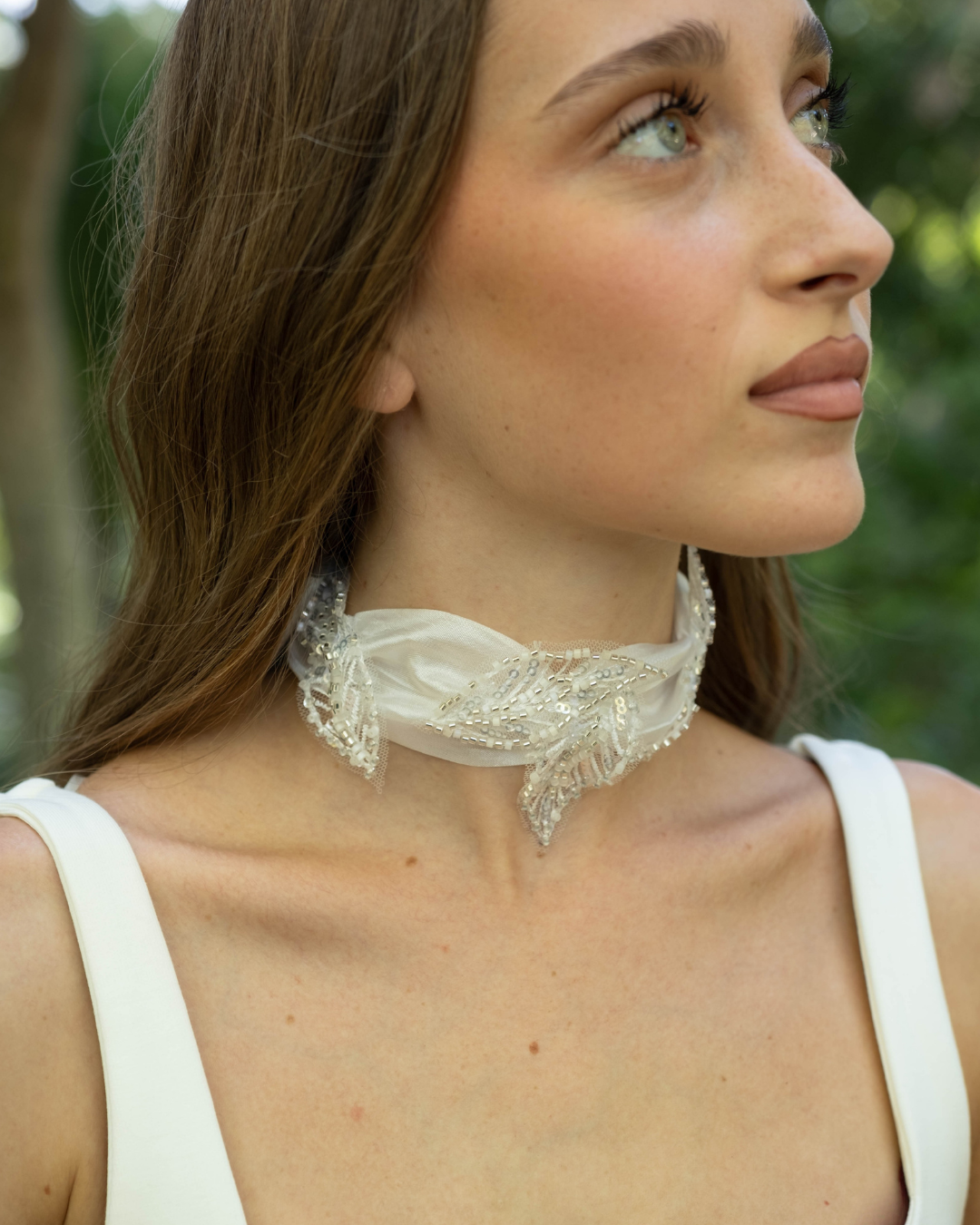 Choker Blanc